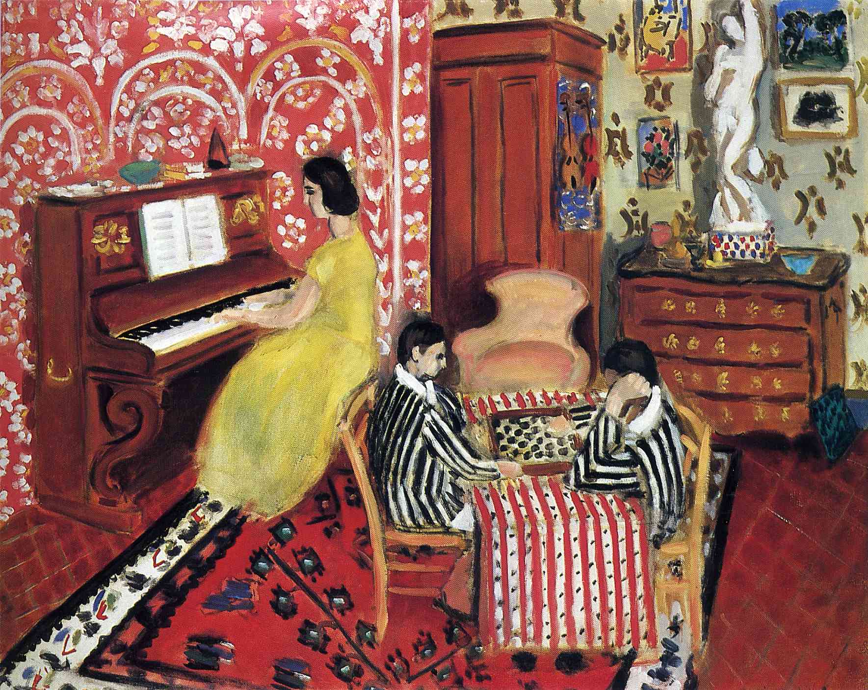 Henri Matisse - Pianist and Checker Players 1924